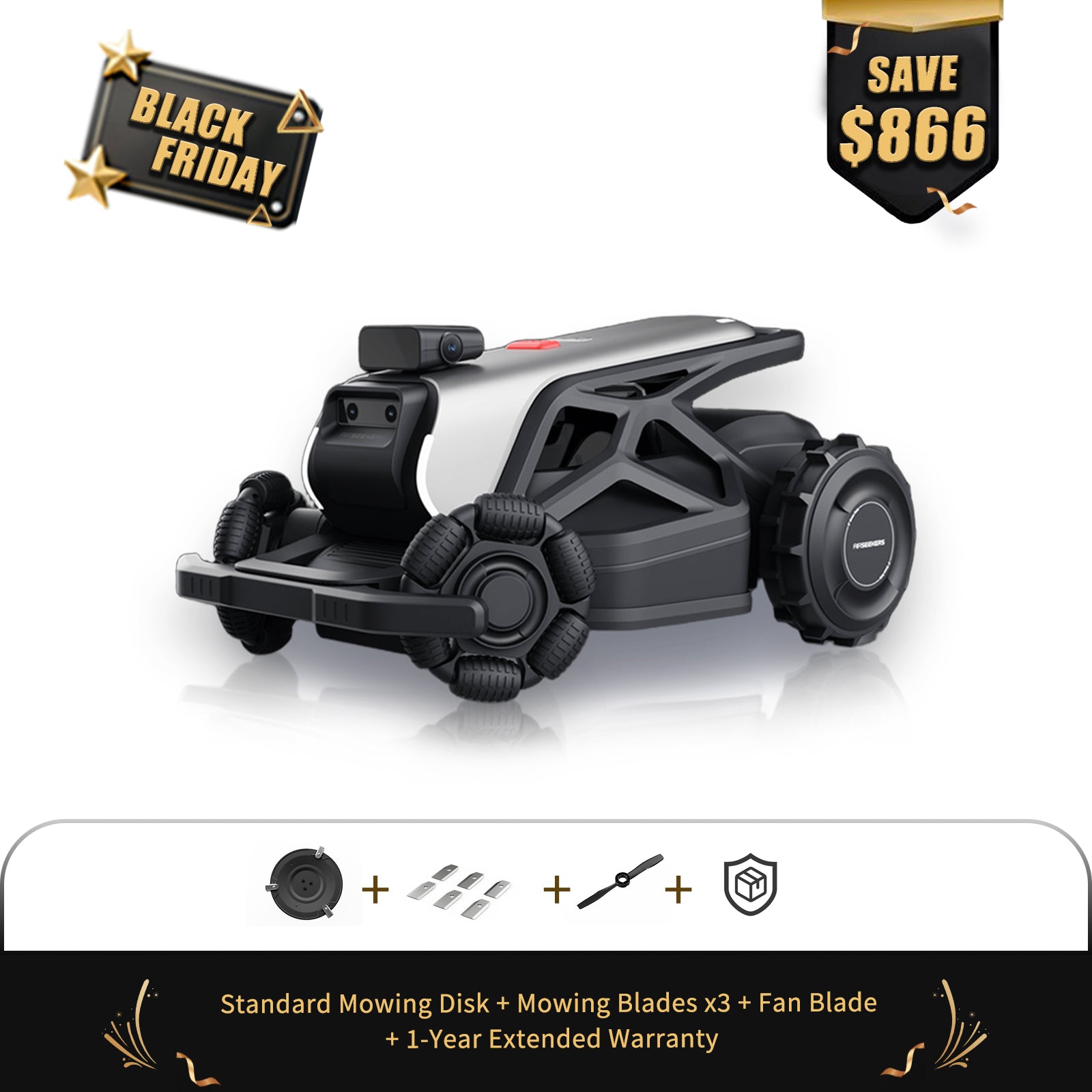 AIRSEEKERS TRON Robotic Lawn Mower