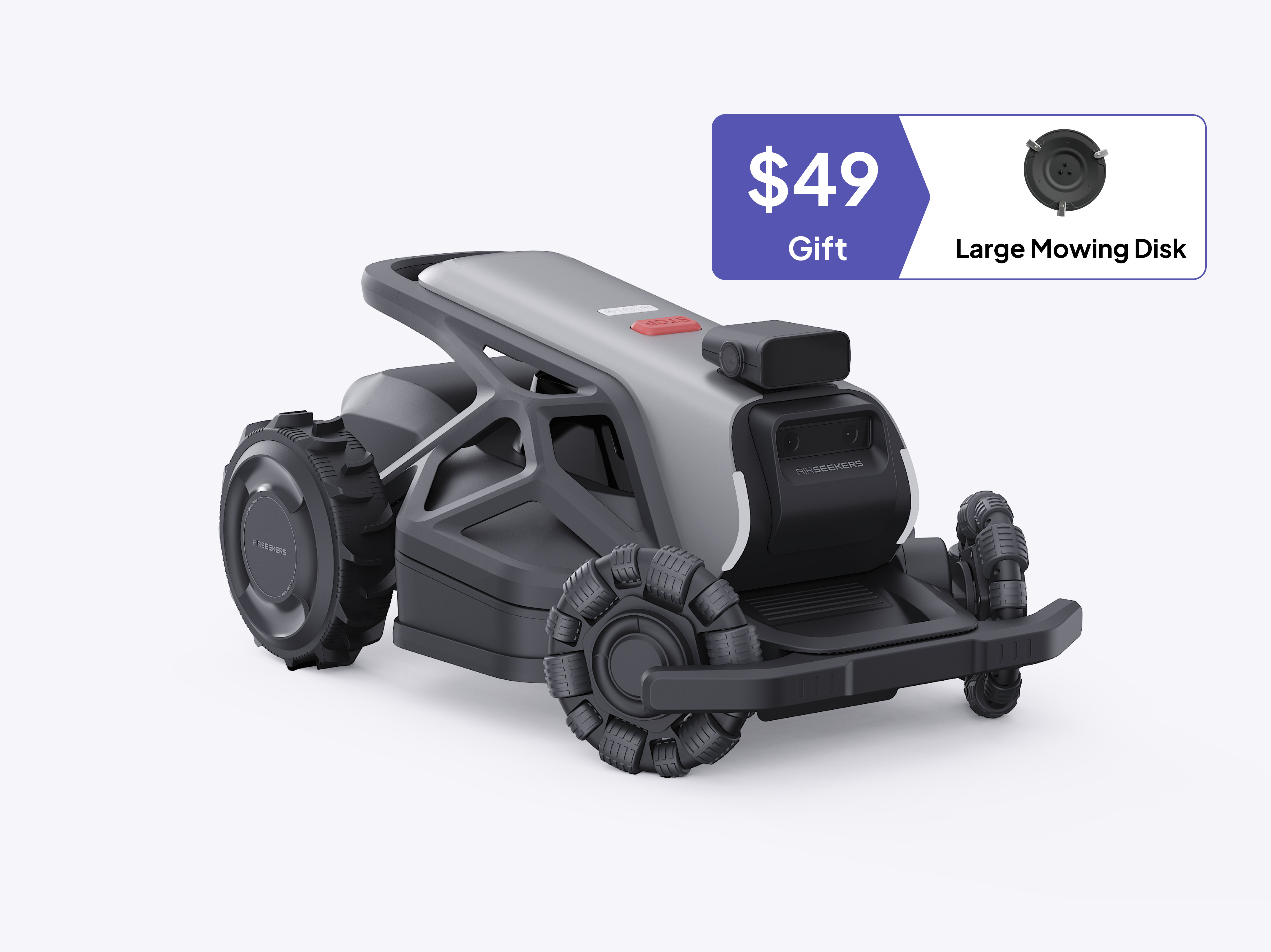 AIRSEEKERS TRON Robotic Lawn Mower