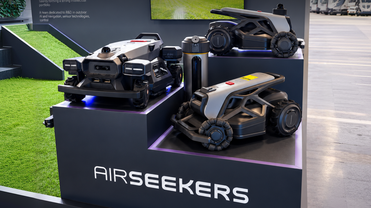AIRSEEKERS ARANIX Robot Lawn Mower Debuts at IFA 2026