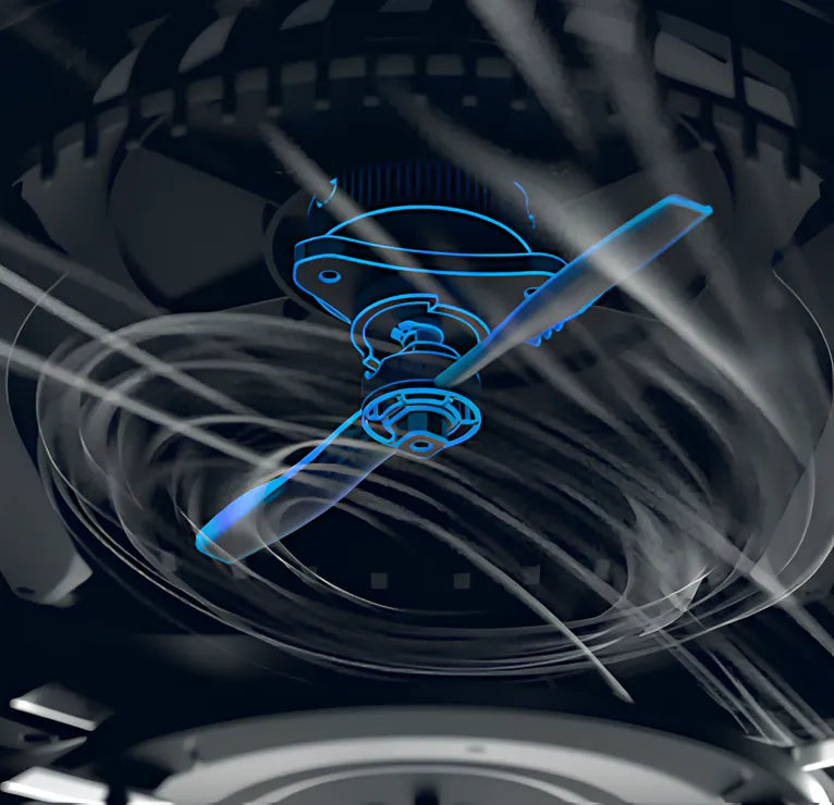 3-Tier Aerodynamic Flowcut™ Mowing System